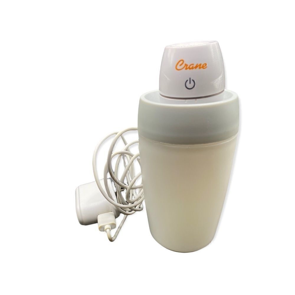 Crane USA INC EE-5950 Travel Ultrasonic Cool Mist Humidifier, 8-Ounces white